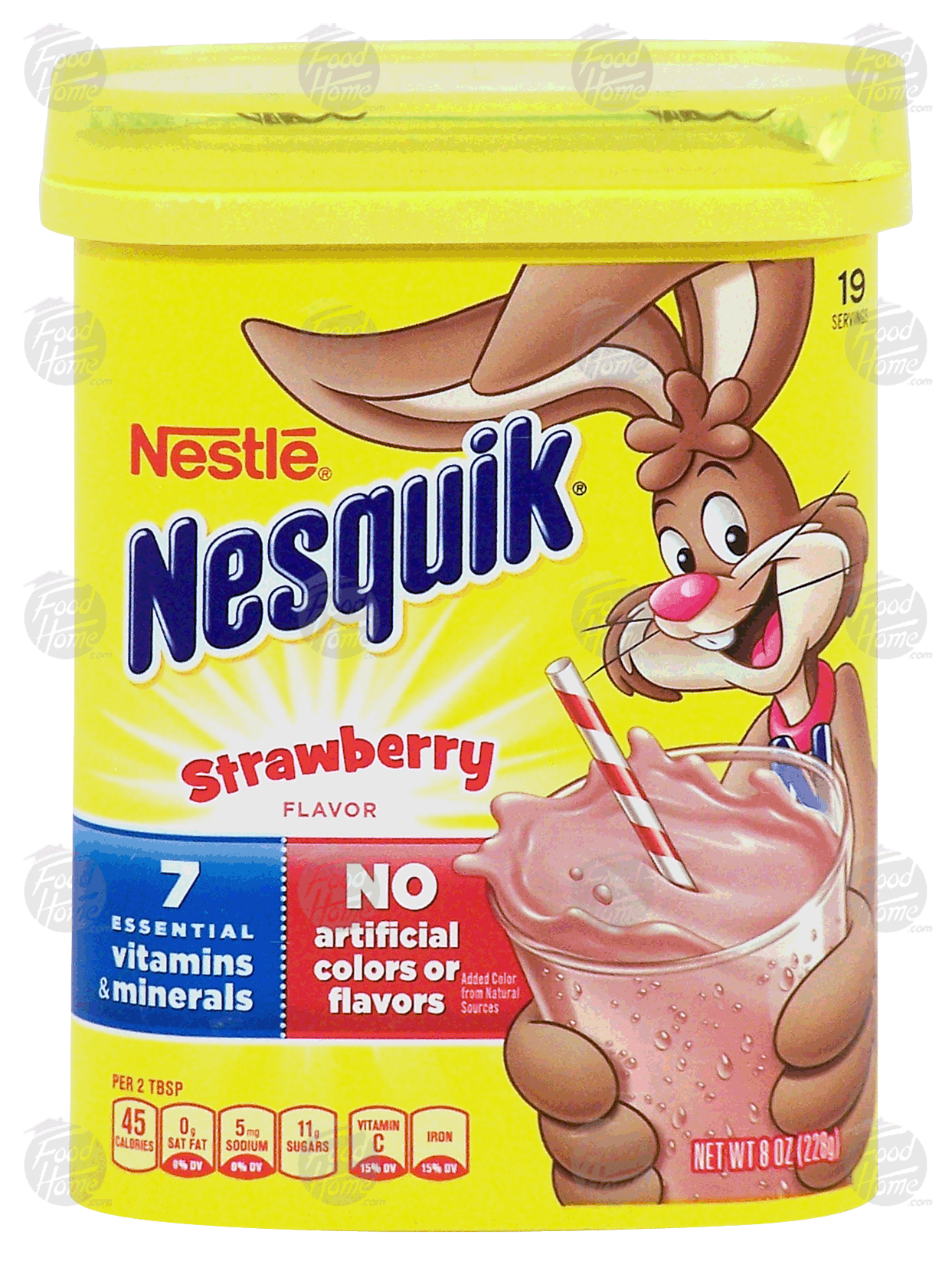 Nestle Nesquik strawberry flavor mix, 19 servings Full-Size Picture